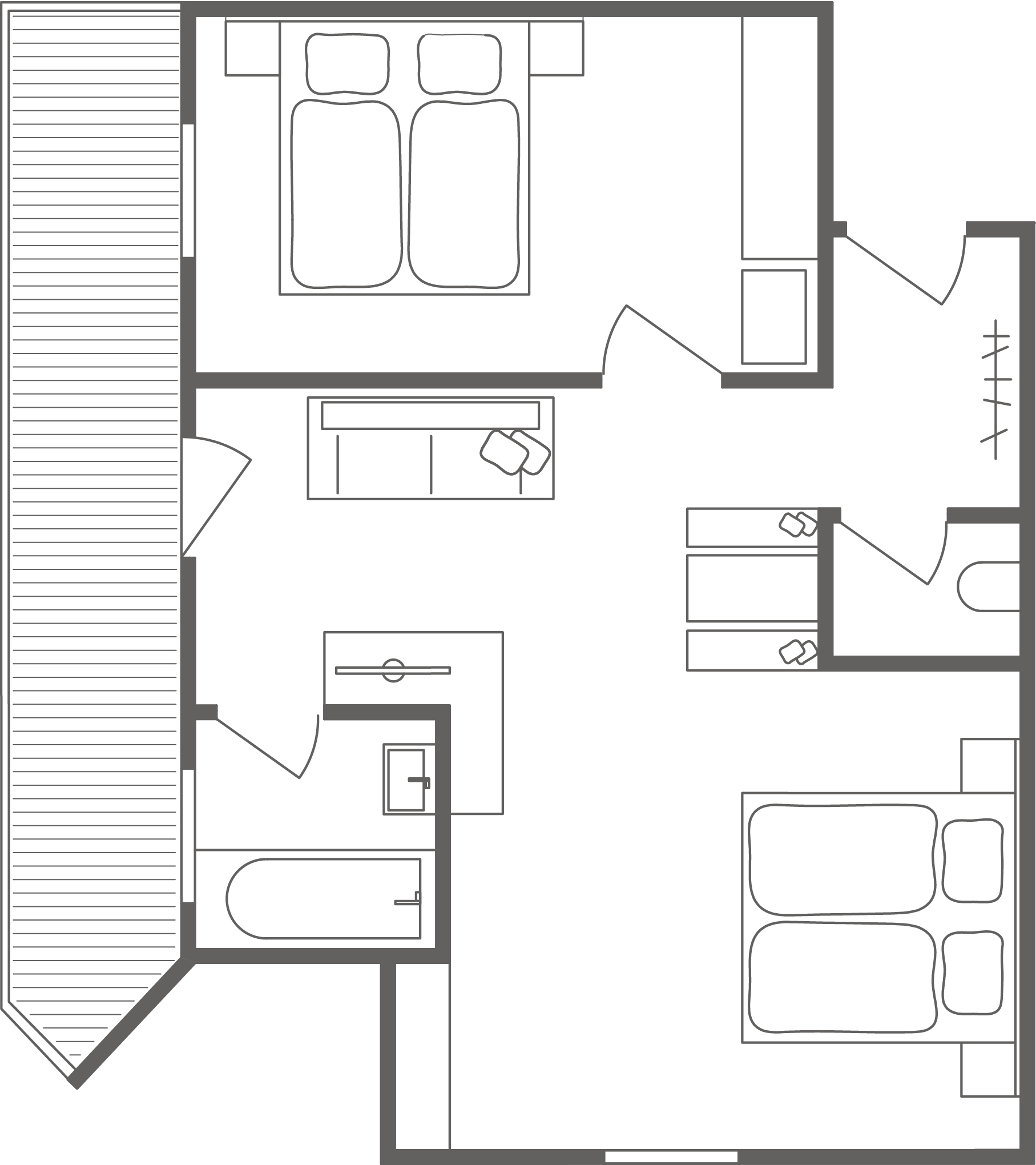 Grundriss Variante 1