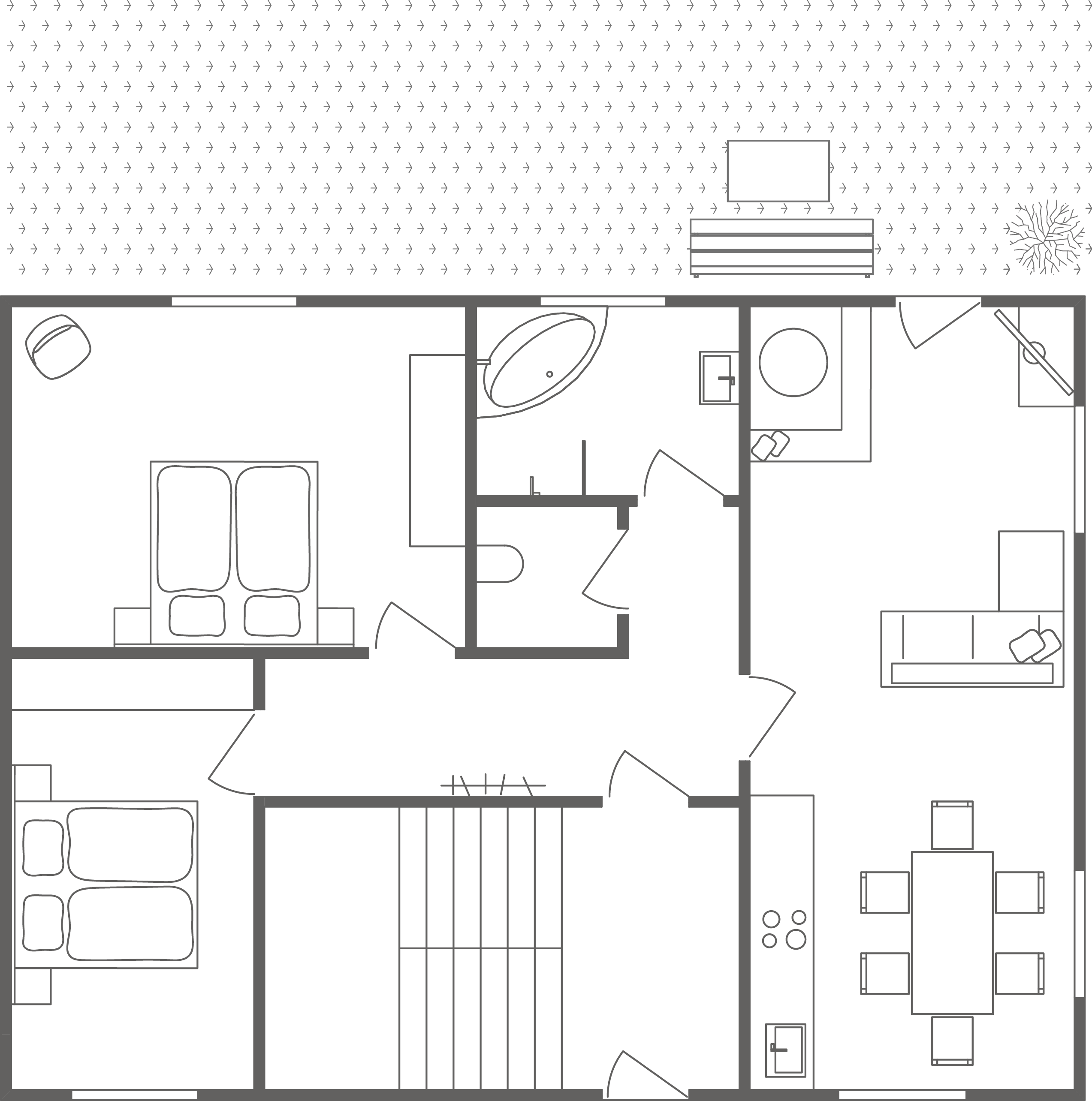 Grundriss Variante 1