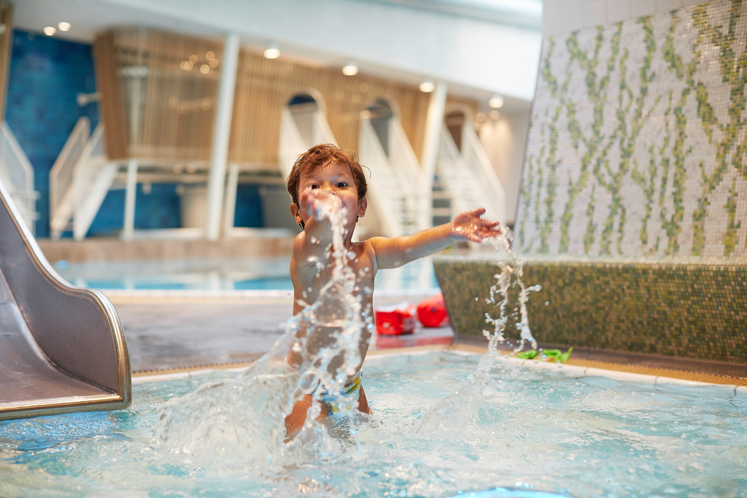 Eintauchen im Öko-Bad