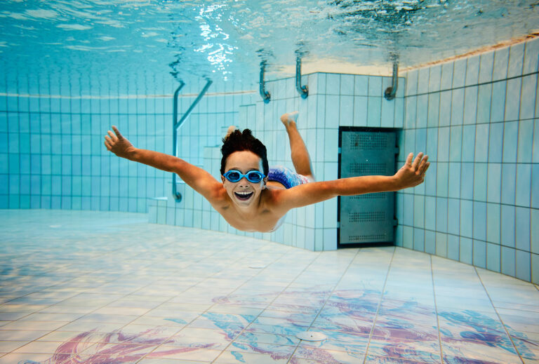 Dive in at the eco pool