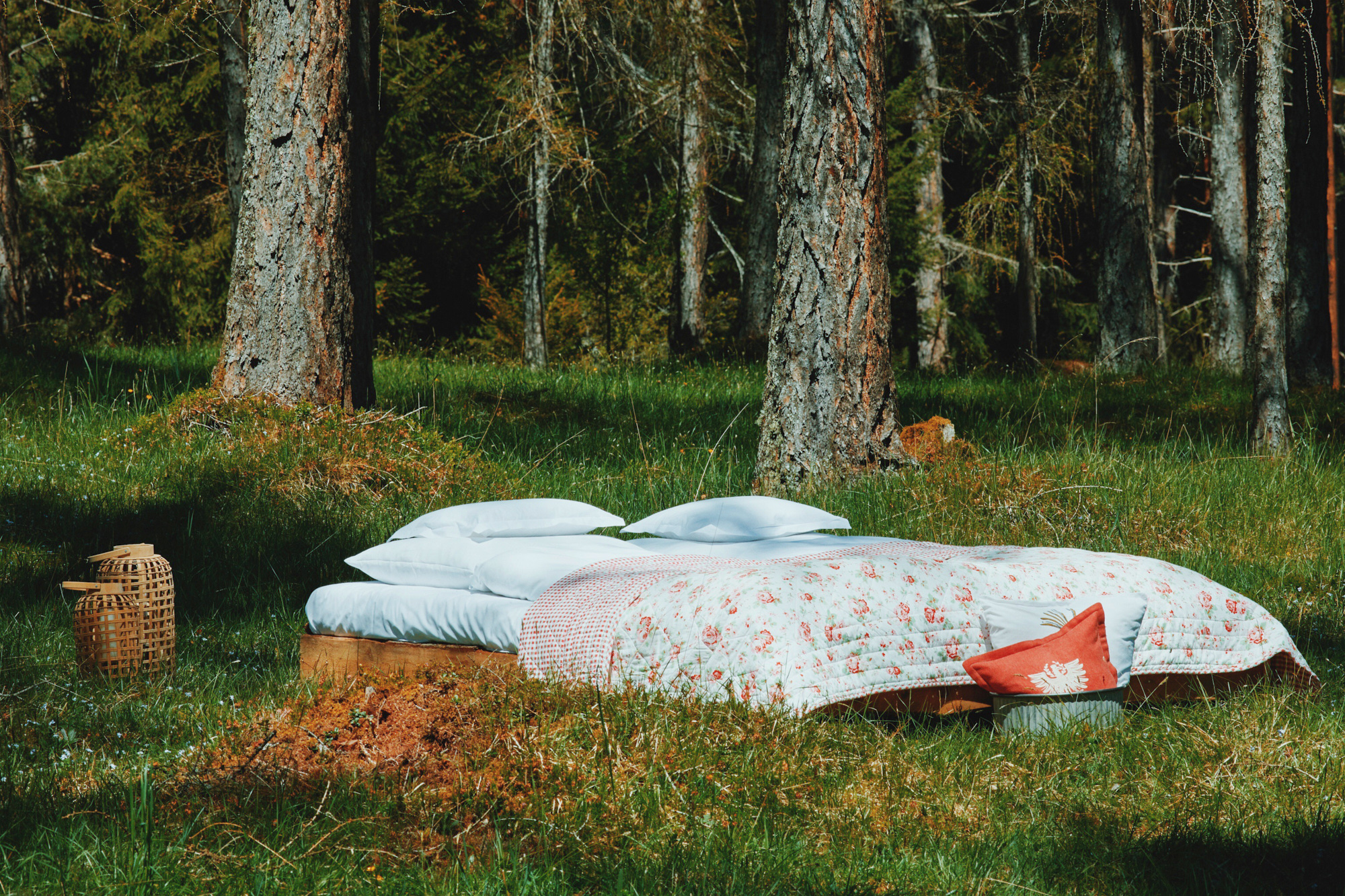 In Lärchen gebettet