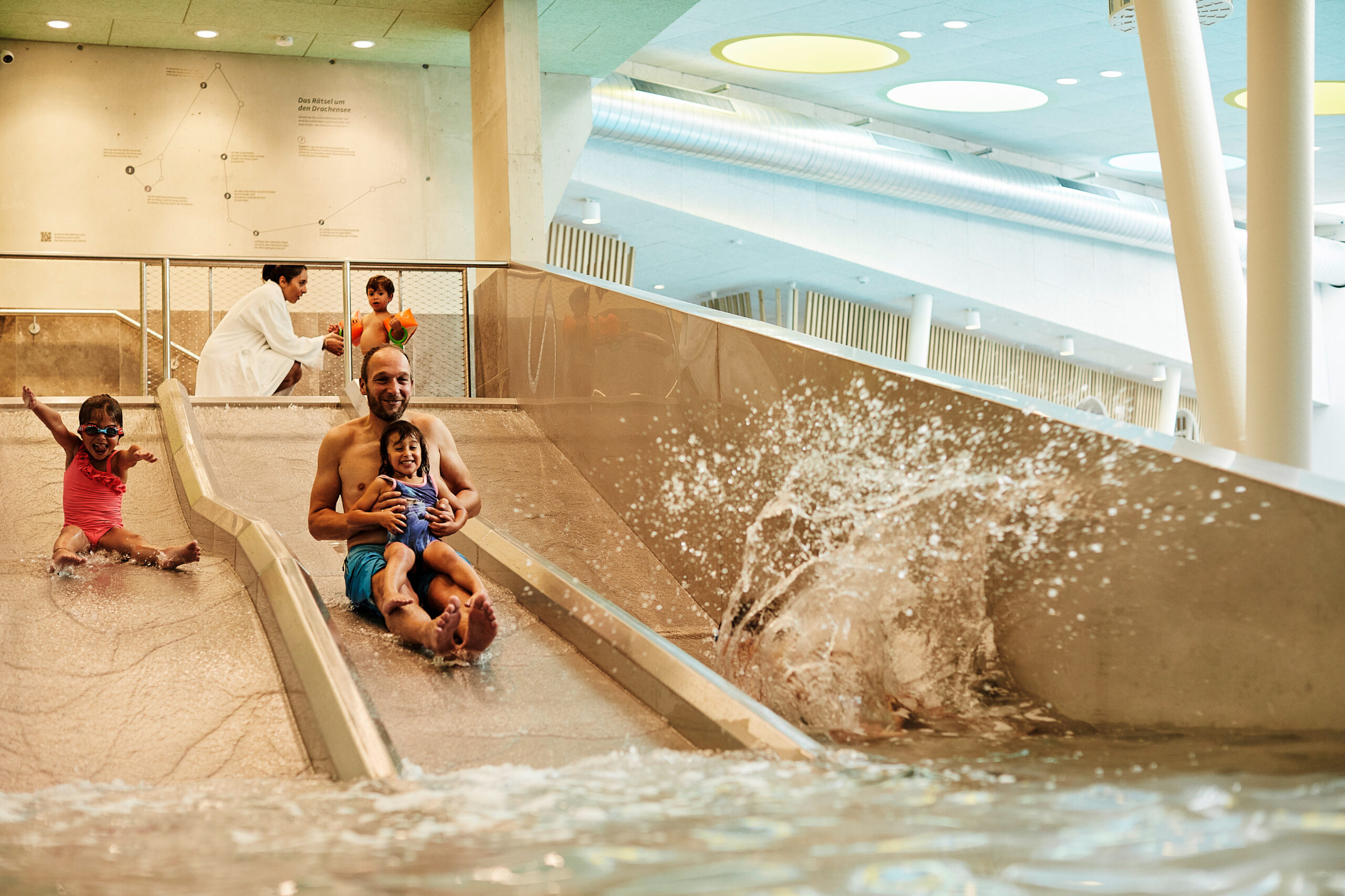 Eintauchen im Öko-Bad